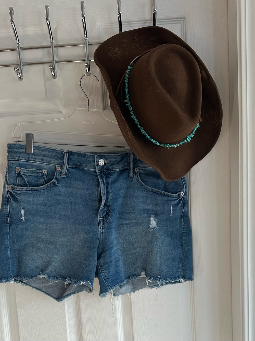 Gap Distressed Denim Cutoff Shorts